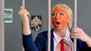 Dirty white slut Leya Falcon moans while procurement fucked apart from a black man